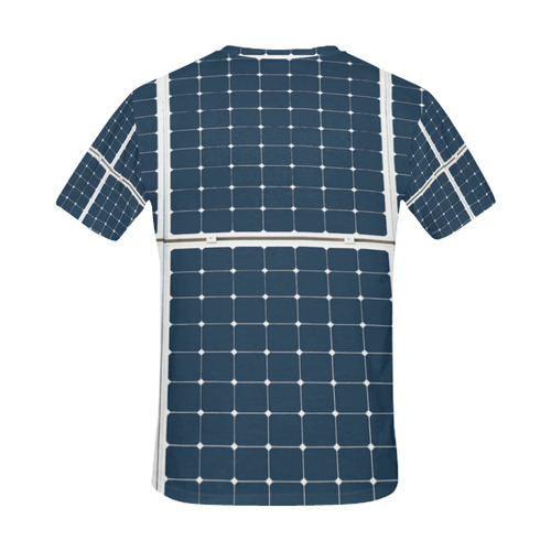 Solar Technology Power Panel Battery Sun Energy All Over Print T-Shirt for Men (USA Size) (Model T40)