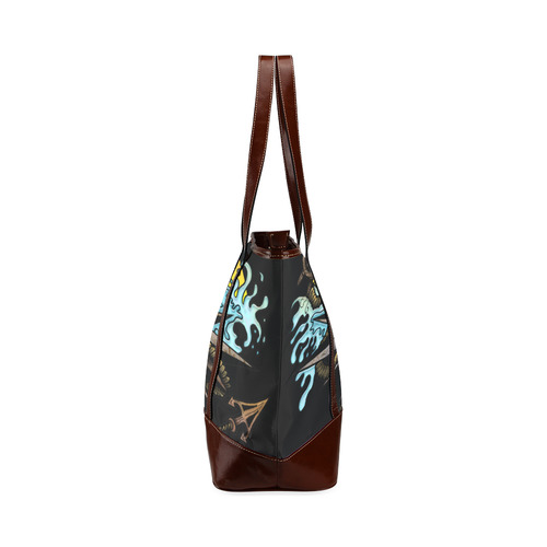 Nautical Splash Tote Handbag (Model 1642)