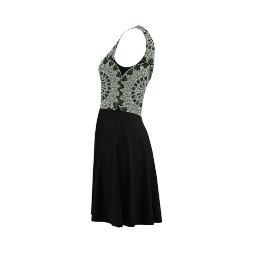 LACE DARK GREEN Atalanta Sundress (Model D04)