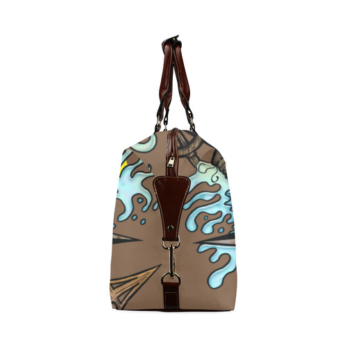 Nautical Splash Classic Travel Bag (Model 1643) Remake