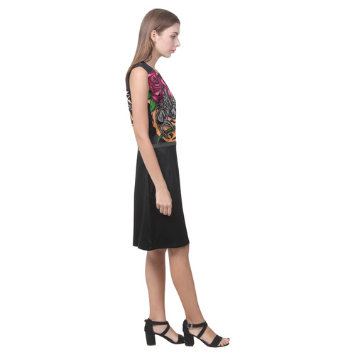 Zodiac - Scorpio Eos Women's Sleeveless Dress (Model D01)
