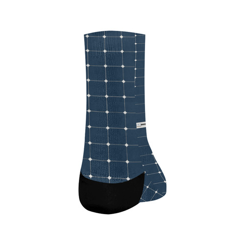 Solar Technology Power Panel Battery Energy Cell Crew Socks