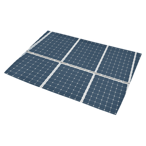 Solar Technology Power Panel Battery Photovoltaic Azalea Doormat 30" x 18" (Sponge Material)