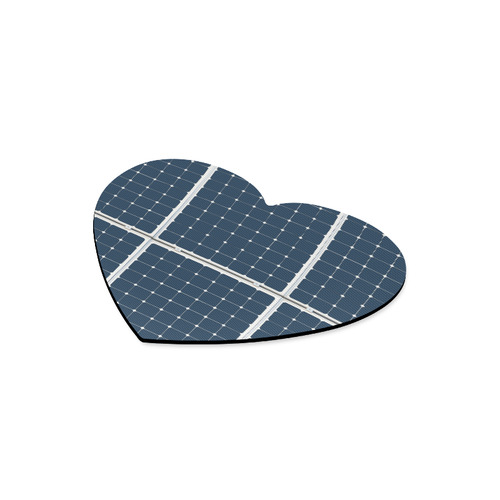 Solar Technology Power Panel Battery Energy Cell Heart-shaped Mousepad