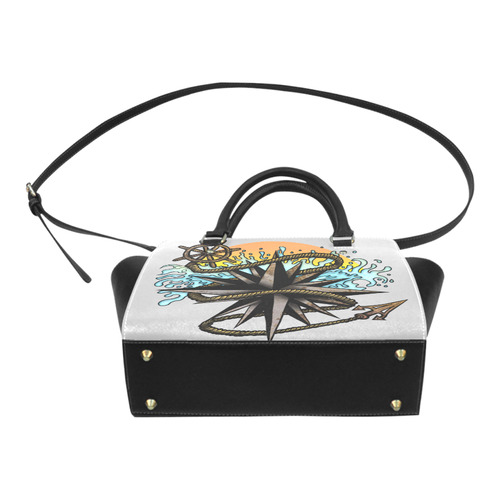 Nautical Splash Classic Shoulder Handbag (Model 1653)