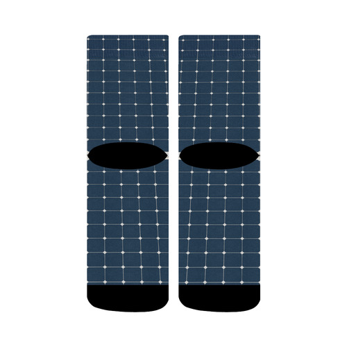 Solar Technology Power Panel Battery Energy Cell Crew Socks