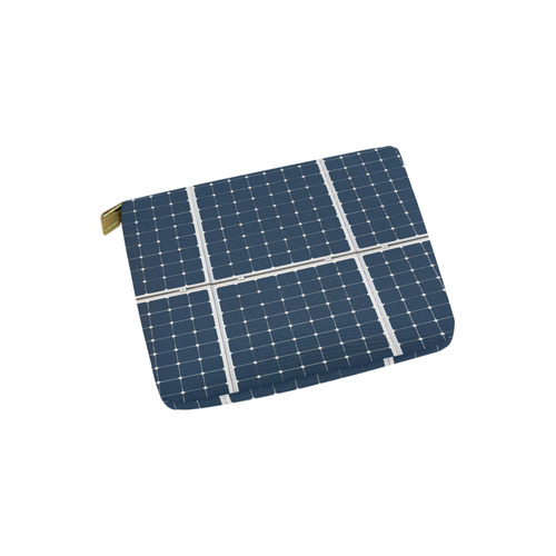Solar Technology Power Panel Battery Energy Cell Carry-All Pouch 6''x5''