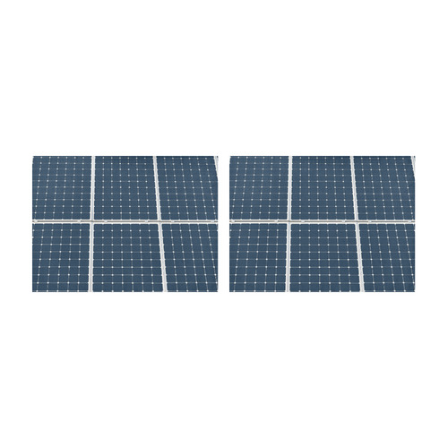 Solar Technology Power Panel Battery Photovoltaic Placemat 14’’ x 19’’ (Two Pieces)