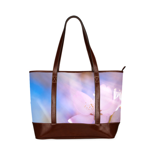 Sakura Cherry Blossom Spring Heaven Light Beauty Tote Handbag (Model 1642)