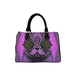 PINK CAT Boston Handbag (Model 1621)