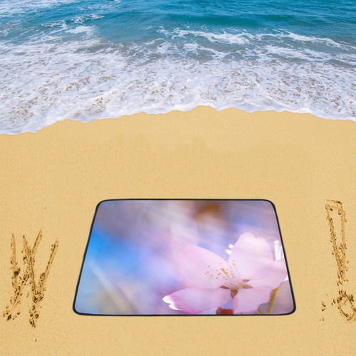 Sakura Cherry Blossom Spring Heaven Light Beauty Beach Mat 78"x 60"