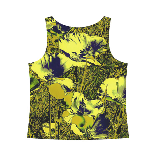 Amazing glowing flowers 2C by JamColors All Over Print Tank Top for Women (Model T43)