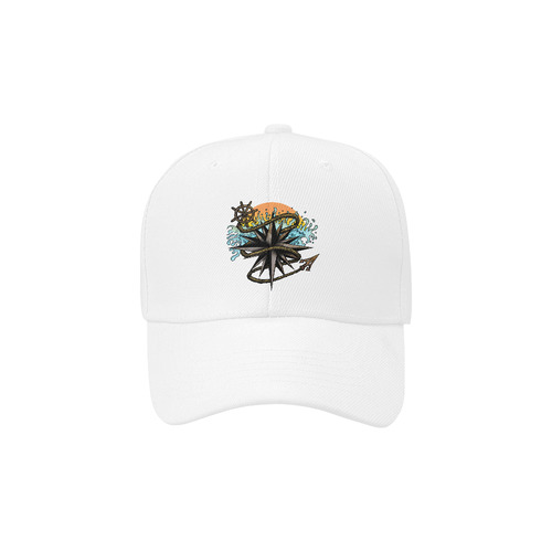 Nautical Splash Dad Cap