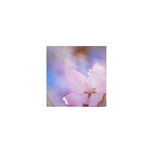 Sakura Cherry Blossom Spring Heaven Light Pink Square Towel 13“x13”