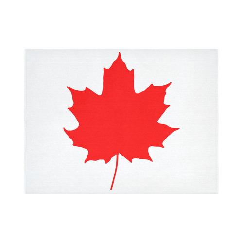 Maple Leaf Canada Autumn Red Fall Flora Beautiful Cotton Linen Wall Tapestry 80"x 60"