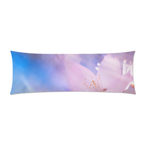 Sakura Cherry Blossom Spring Heaven Light Beauty Custom Zippered Pillow Case 21"x60"(Two Sides)