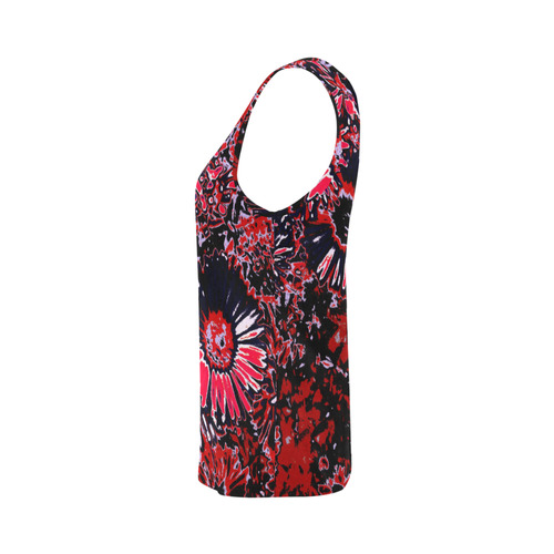 Amazing glowing flowers C by JamColors All Over Print Tank Top for Women (Model T43)