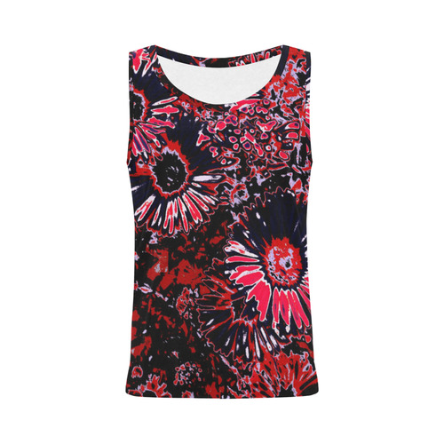 Amazing glowing flowers C by JamColors All Over Print Tank Top for Women (Model T43)