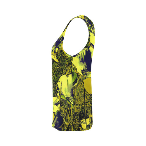 Amazing glowing flowers 2C by JamColors All Over Print Tank Top for Women (Model T43)