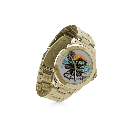 Nautical Splash Custom Gilt Watch(Model 101)