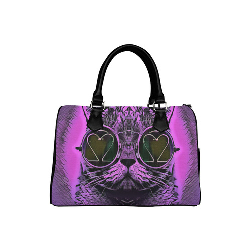 PINK CAT Boston Handbag (Model 1621)