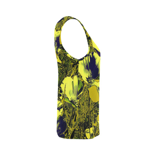 Amazing glowing flowers 2C by JamColors All Over Print Tank Top for Women (Model T43)