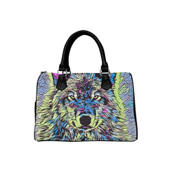 WOLF MULTICOLOR Boston Handbag (Model 1621)