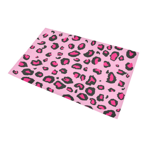 pink leopard Bath Rug 20''x 32''