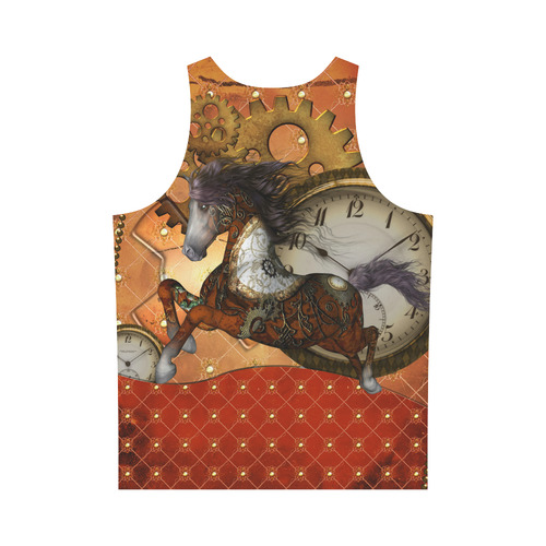 Steampunk, awesome steampunk horse All Over Print Tank Top for Men (Model T43)
