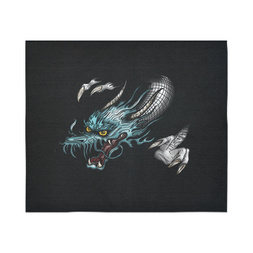 Dragon Soar Cotton Linen Wall Tapestry 60"x 51"