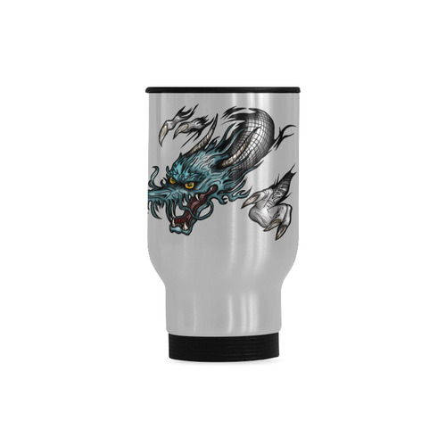 Dragon Soar Travel Mug (Silver) (14 Oz)