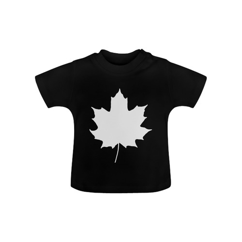 Maple Leaf Canada Autumn White Fall Flora Season Baby Classic T-Shirt (Model T30)