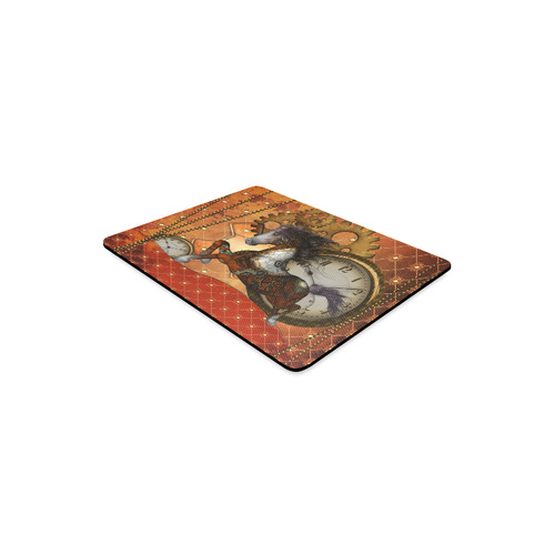 Steampunk, awesome steampunk horse Rectangle Mousepad