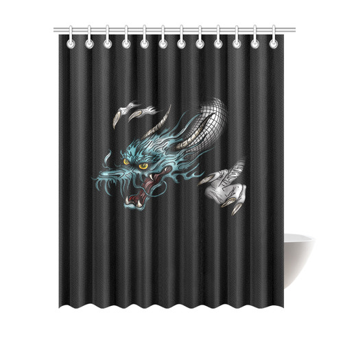 Dragon Soar Shower Curtain 69"x84"