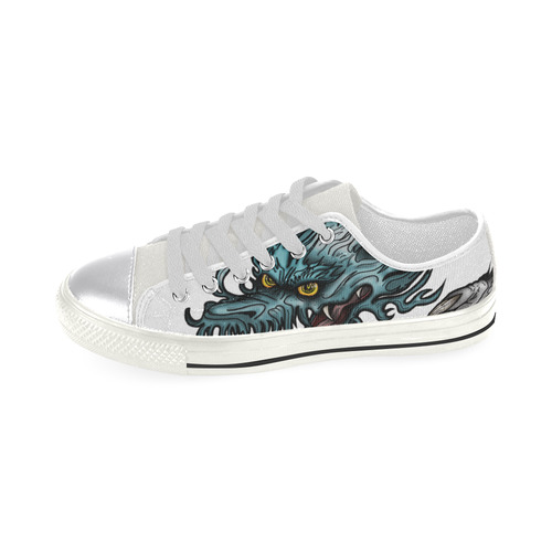 Dragon Soar Canvas Women's Shoes/Large Size (Model 018)