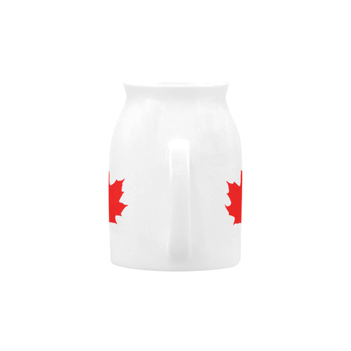 Maple Leaf Canada Autumn Red Fall Flora Beautiful Milk Cup (Small) 300ml