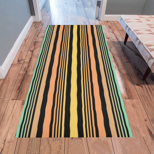 Summer Stripes Area Rug 7'x3'3''