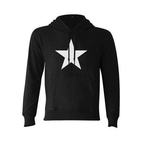 White Star Patriot America Symbol Cool Trendy Oceanus Hoodie Sweatshirt (NEW) (Model H03)