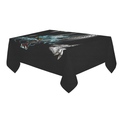 Dragon Soar Cotton Linen Tablecloth 60" x 90"