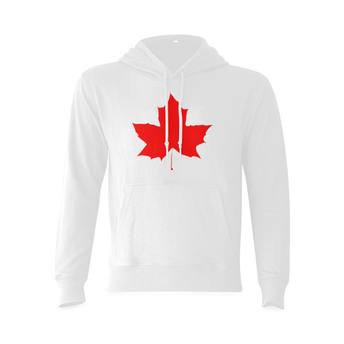 Maple Leaf Canada Autumn Red Fall Flora Nature Oceanus Hoodie Sweatshirt (Model H03)