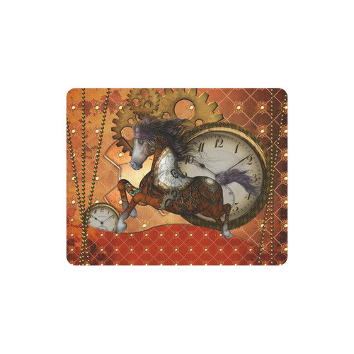 Steampunk, awesome steampunk horse Rectangle Mousepad