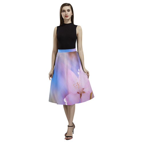 Sakura Cherry Blossom Spring Heaven Light Beauty Aoede Crepe Skirt (Model D16)