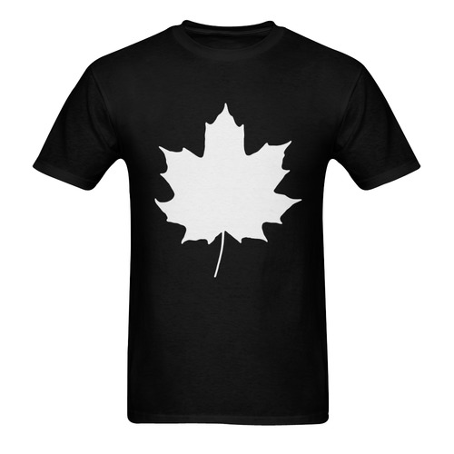 Maple Leaf Canada Autumn White Fall Flora Season Men's T-Shirt in USA Size (Two Sides Printing)