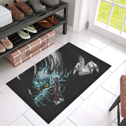 Dragon Soar Azalea Doormat 30" x 18" (Sponge Material)