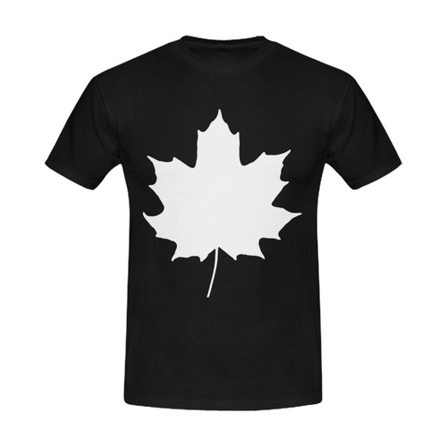 Maple Leaf Canada Autumn White Fall Flora Season Men's Slim Fit T-shirt (Model T13)