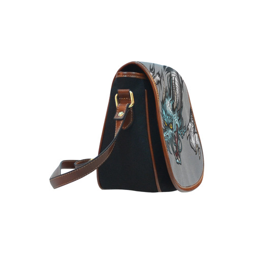 Threadless_Dragon Soar Saddle Bag/Small (Model 1649)(Flap Customization)