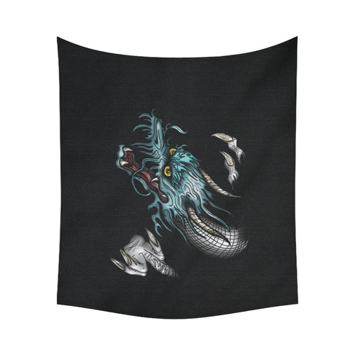 Dragon Soar Cotton Linen Wall Tapestry 60"x 51"