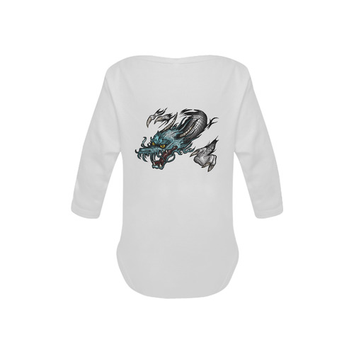 Dragon Soar Baby Powder Organic Long Sleeve One Piece (Model T27)