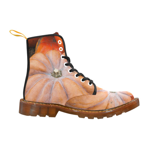 Pumpkin Halloween Thanksgiving Crop Holiday Cool Martin Boots For Women Model 1203H