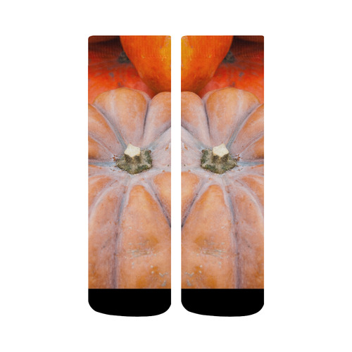 Pumpkin Halloween Thanksgiving Crop Holiday Cool Crew Socks